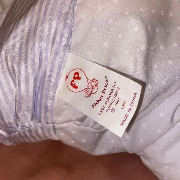 3 Rare PUFFALUMP Fisher Price Baby Bear Baby Mouse & Baby Doggie all w/ rattles - Picture 7 of 16